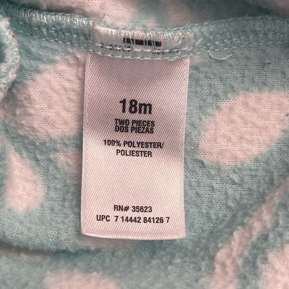 Carter's Pullover Flowy‎ Hoodie Size 18 Month Toddler Girl - Picture 5 of 5